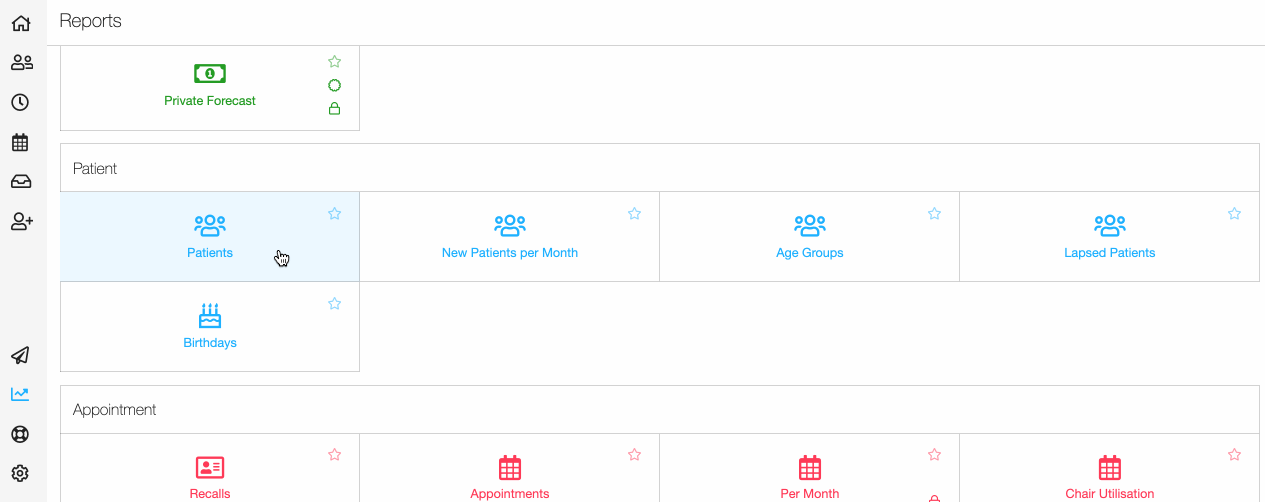 Dentally dental software showing you how to create a patient report for communications